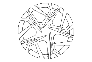 52910L1210 - : Wheel, Alloy for Hyundai: Sonata Image