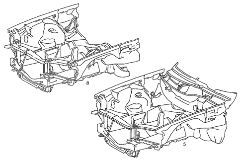 Cowl for 1991 Mercedes-Benz 560SEL #0