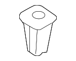63121374075 - Body: Bumper Cover Nut for BMW Image