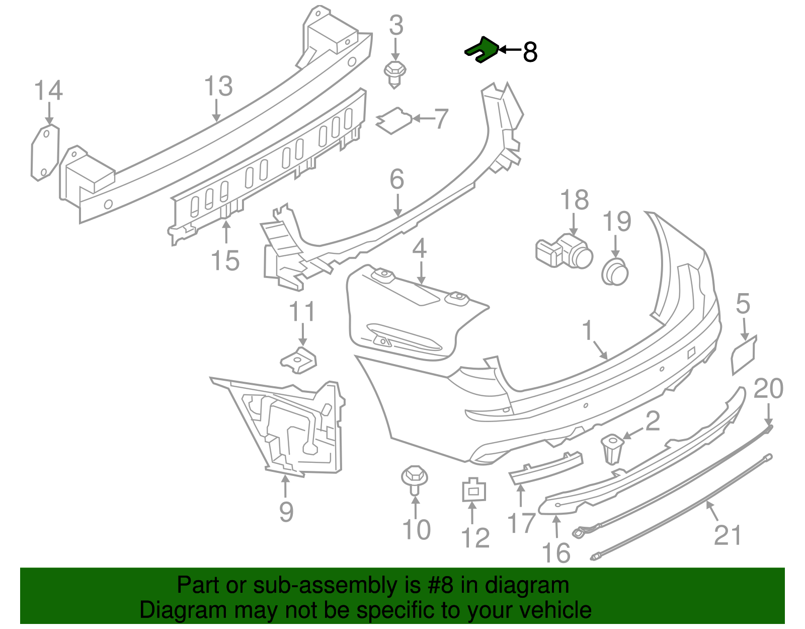 Center Support Washer - BMW (7147236240)