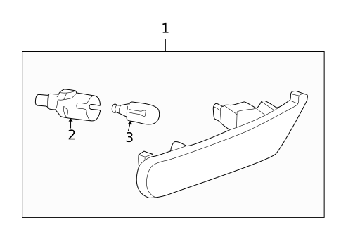 Side Marker Lamps for 2015 Porsche Panamera #2