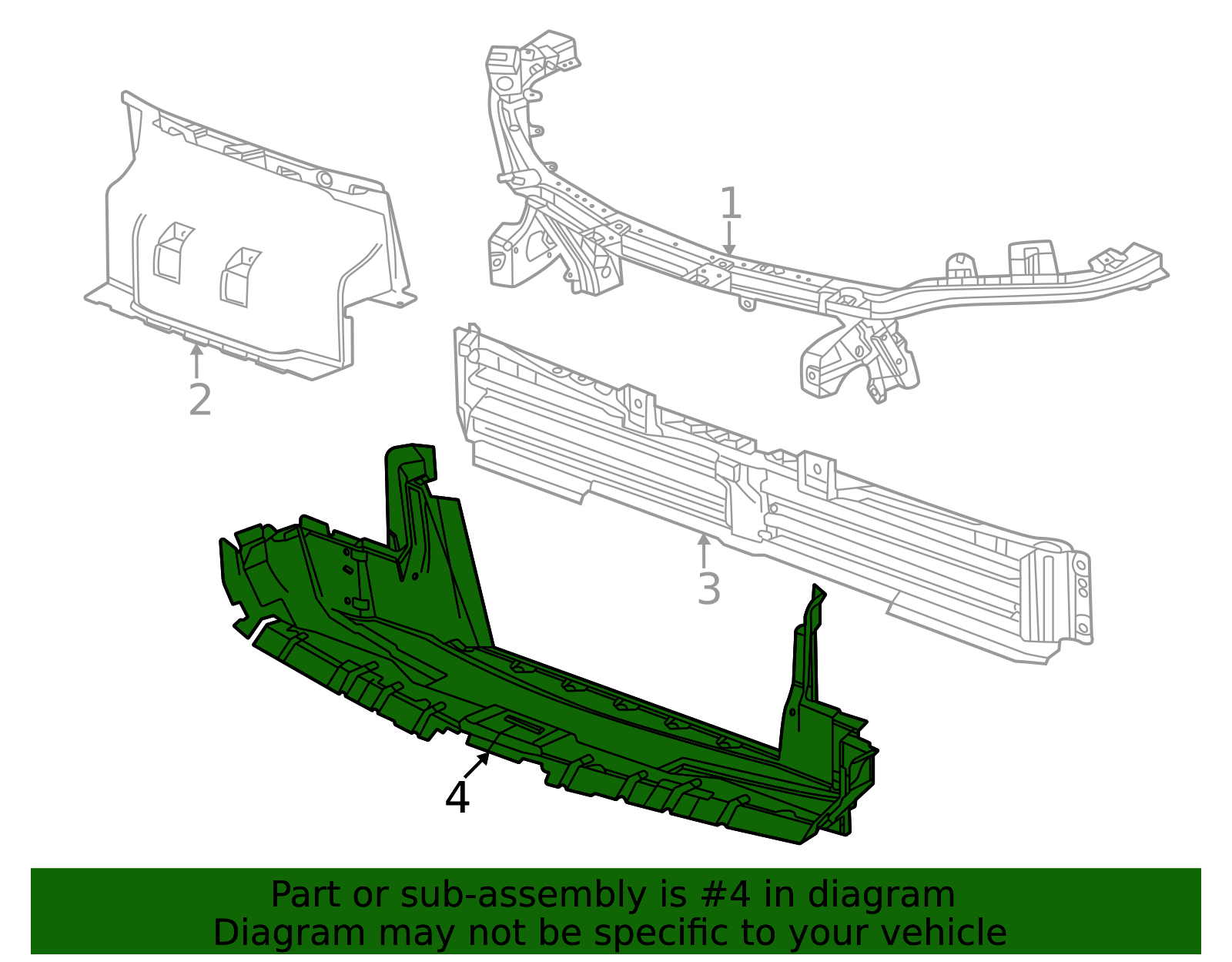 2024-2026 Honda Prologue Radiator Support Baffle 86570097 | OEM Parts ...