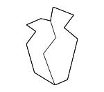 99950713001 - Body: Frame Cover Clip for Porsche: 718 Boxster, 718 Cayman, 718 Spyder, 911, Boxster, Cayman, Macan, Panamera Image