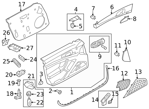Front Door for 2022 Porsche 718 Spyder #1