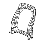 13260627 - Body: Seat Back Frame for Chevrolet: Equinox, Malibu, Malibu Limited | GMC: Terrain Image