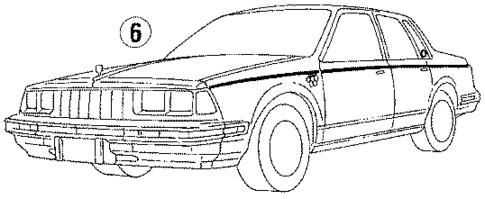 Stripe Tape for 1989 Buick Century #0