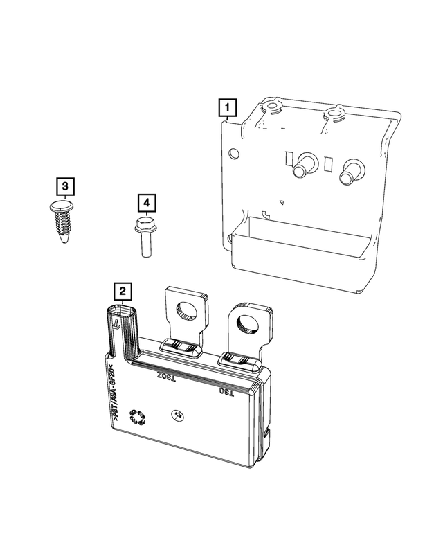 « 6504995AA – Electrical : A Emboîter Goupille pour Mopar Image »