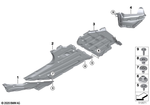 51758080540 - Vehicle Trim: Underbody Paneling, Strut, Front Right for BMW Image