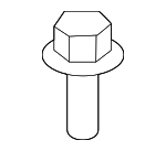 985026 - Body: End Panel Screw for Volvo Image