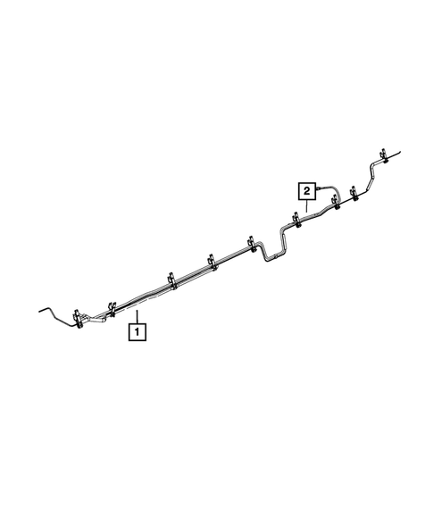 Fuel Lines for 2010 Dodge Dakota #1