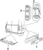 D3TZ15A201B - Electrical: Side Marker Lamp for Ford: E-150 Econoline, E-150 Econoline Club Wagon, E-250 Econoline, E-250 Econoline Club Wagon, E-350 Econoline, E-350 Econoline Club Wagon Image