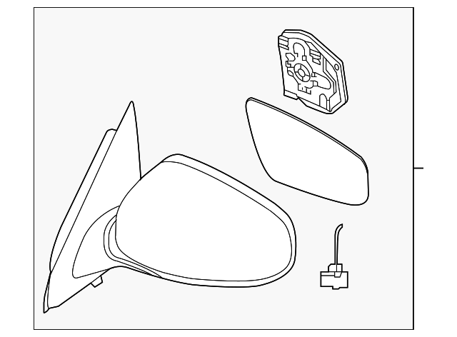 96302-3JA9C - Mirror 2014-2015 INFINITI QX60 | Official INFINITI
