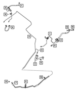 4862212AH - Brakes: Brake Hose, Right for Mopar Image image