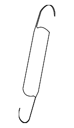 99752179700 - Body: Tension Spring for Porsche: 911, Boxster, Cayman Image