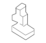 8531634001 - Body: Headliner Clip for Kia: Amanti Image