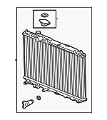 1901064SA01 - Cooling System: Radiator Assembly for Honda Image
