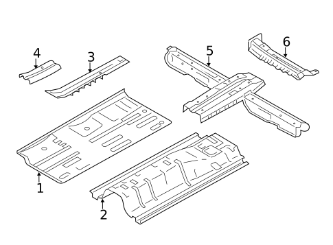 Floor & Rails for 2017 Hyundai Elantra GT #0