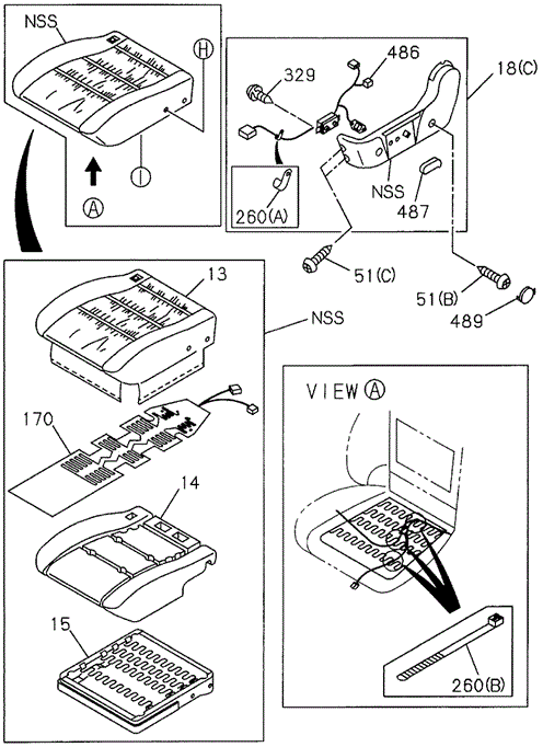 Front Seat (2) (Premium) for 1996 Acura SLX #0