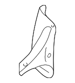 41148245733 - Body: Cover Plate for BMW: 323Ci, 323i, 325Ci, 325i, 325xi, 328Ci, 328i, 330Ci, 330i, 330xi, M3 Image