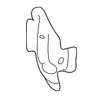 41007042349 - Body: Mount Bracket for BMW: 325Ci, 325i, 325xi, 330Ci, 330i, 330xi, M3 Image