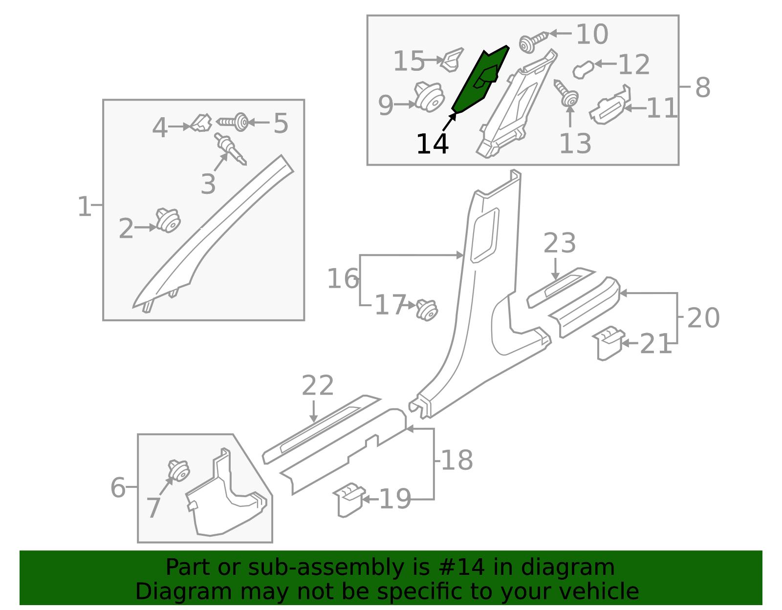 85833-D3100-UUE - Adjust Cover 2019-2021 Hyundai Tucson | Hyundai Parts ...