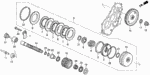 22531PDM000 - Transmission - Automatic: PISTON, CLUTCH (L-H) for Honda Image