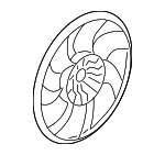 1580912 - Cooling System: ACDelcoâ„¢ Fan Blade for Cadillac: Escalade, Escalade ESV, Escalade EXT | Chevrolet: Avalanche, Avalanche 1500, Avalanche 2500, Silverado 1500, Silverado 1500 Classic, Silverado 1500 HD, Silverado 1500 HD Classic, Suburban 1500, Suburban 2500, Tahoe | GMC: Sierra 1500, Sierra 1500 Classic, Sierra 1500 HD, Sierra 1500 HD Classic, Yukon, Yukon XL 1500, Yukon XL 2500 Image