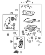 68567273AA - Fuel and Accelerator Pedal: Air Cleaner for Mopar Image