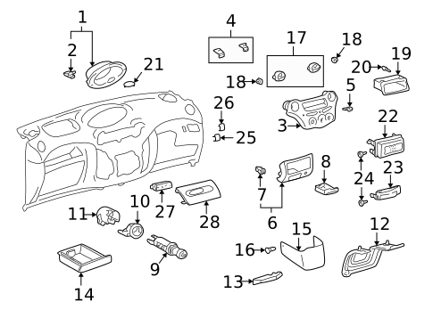 Gauges for 2001 Toyota Echo #0