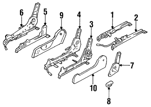 Tracks & Components for 1991 Toyota Pickup #0
