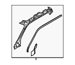 HC3Z2851186A - Body: Windshield Pillar Reinforced for Ford Image