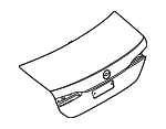 41629626986 - Body: Trunk Lid for BMW Image