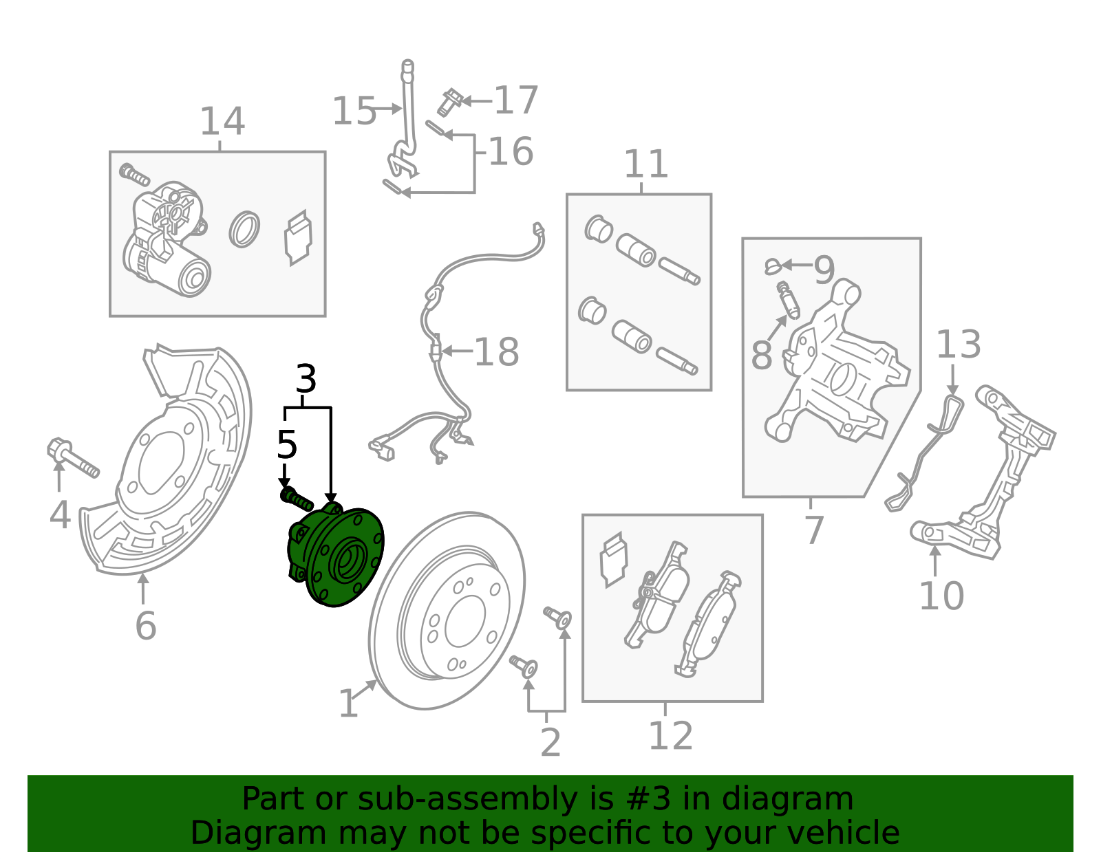 BCKE-26-15XA - Hub Assembly - 2019-2025 Mazda | Mazda Swag