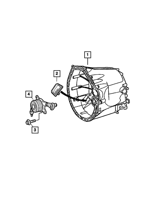 68000039AA - Clutch: Transmission Case for Mopar Image