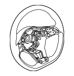 484305EE3A - Steering: Steering Wheel for Nissan: Versa Image image