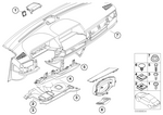51457018351 - Vehicle Trim: Fillister Head Screw for BMW Image