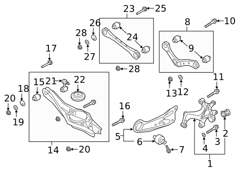 Rear Suspension for 2022 Kia Forte #0