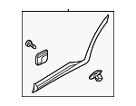 87732P2300 - Body: Door Molding for Kia: Sorento Image