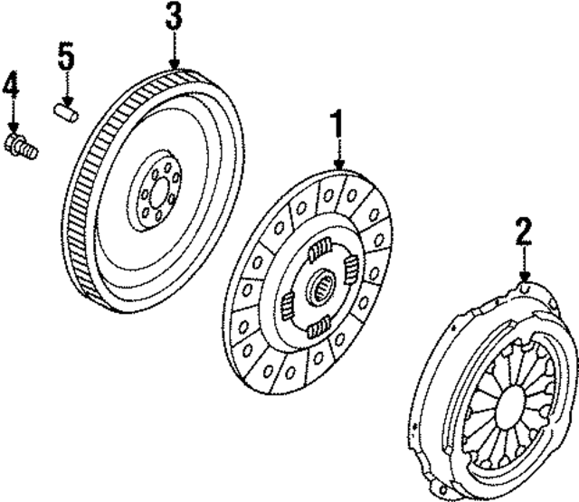 1231310600 - : Dowel Clutch To Flywheel Dowell Flywheel Pin Dowel, Crank for Nissan Image