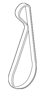 30777531 - Cooling System: Drive Belt for Volvo: C30, C70, S40, V50 Image