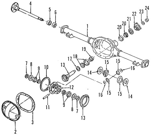 Propeller Shaft for 1995 Honda Passport #0
