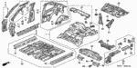 90168S5PA00 - Body/Air Conditioning: BOLT, FLANGE (14X26) for Honda Image