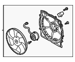 25380D5210 - Cooling System: Fan Assembly for Kia: Optima Image