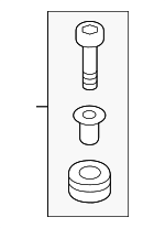 WHT003361 - Cooling System: Auxiliary Pump Hardware Kit for Volkswagen: Golf, Golf Alltrack, Golf R, Golf SportWagen, GTI Image