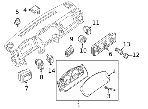 Keyless Entry Components for 2009 Nissan Xterra #0