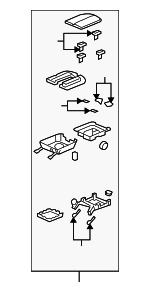 83405SJA043ZA - Body: Armrest Assembly for Acura: RL Image