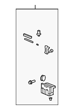 77230SJA033ZA - Body: Cup Holder for Acura: RL Image