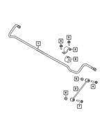 V4766866AA - Rear Suspension: Stabilizer Bar Link, Value Line for Mopar Image