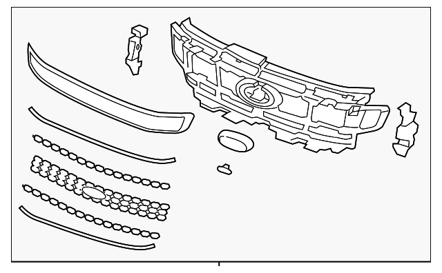 JL1Z-8200-PC - Grille Assembly 2018-2021 Ford Expedition | Ford