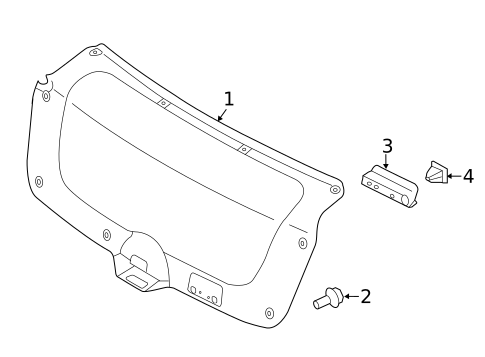 Interior Trim - Trunk for 2014 Kia Forte Koup #0